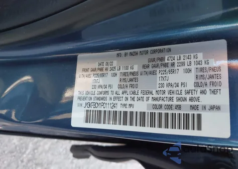 2023 Mazda Cx-5 2.5 S Preferred z USA, uszkodzony, nr VIN JM3KFBCM1P0111241